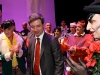 Il ministro Orlando incontra la Compagnia della Fortezza al Teatro Verdi di Pisa dopo aver assistito allo spettacolo Santo Genet - novembre 2014